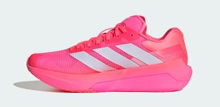 Women's adidas Adizero Dropset Pro "Solar Turbo/Lucid Pink" (SKU: KK1554). Photo via adidas.