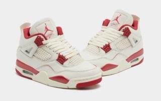 Air Jordan 4 "Valentine's Day" (Sierra Red) retro. Photo via size?