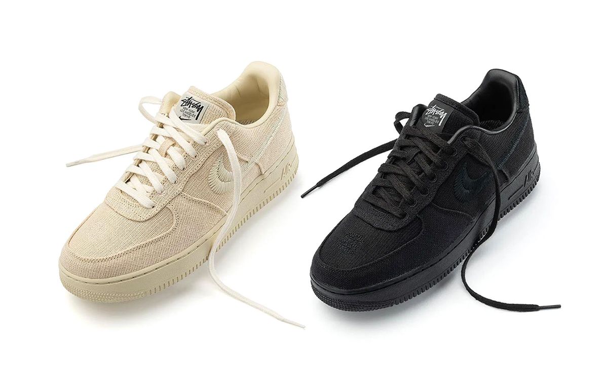 【Nike x Stussy】Air Force 1 Low Fossil◆CZ9084-200◆ Nike Air Force 1 Low Stussy Fossil CZ9084 200 - Mens Size 7