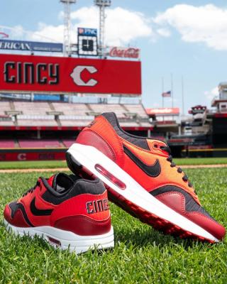 MLB x Nike Air Max 1 "Cincinnati Reds" inspired by the team's 2026 City Connect uniform.