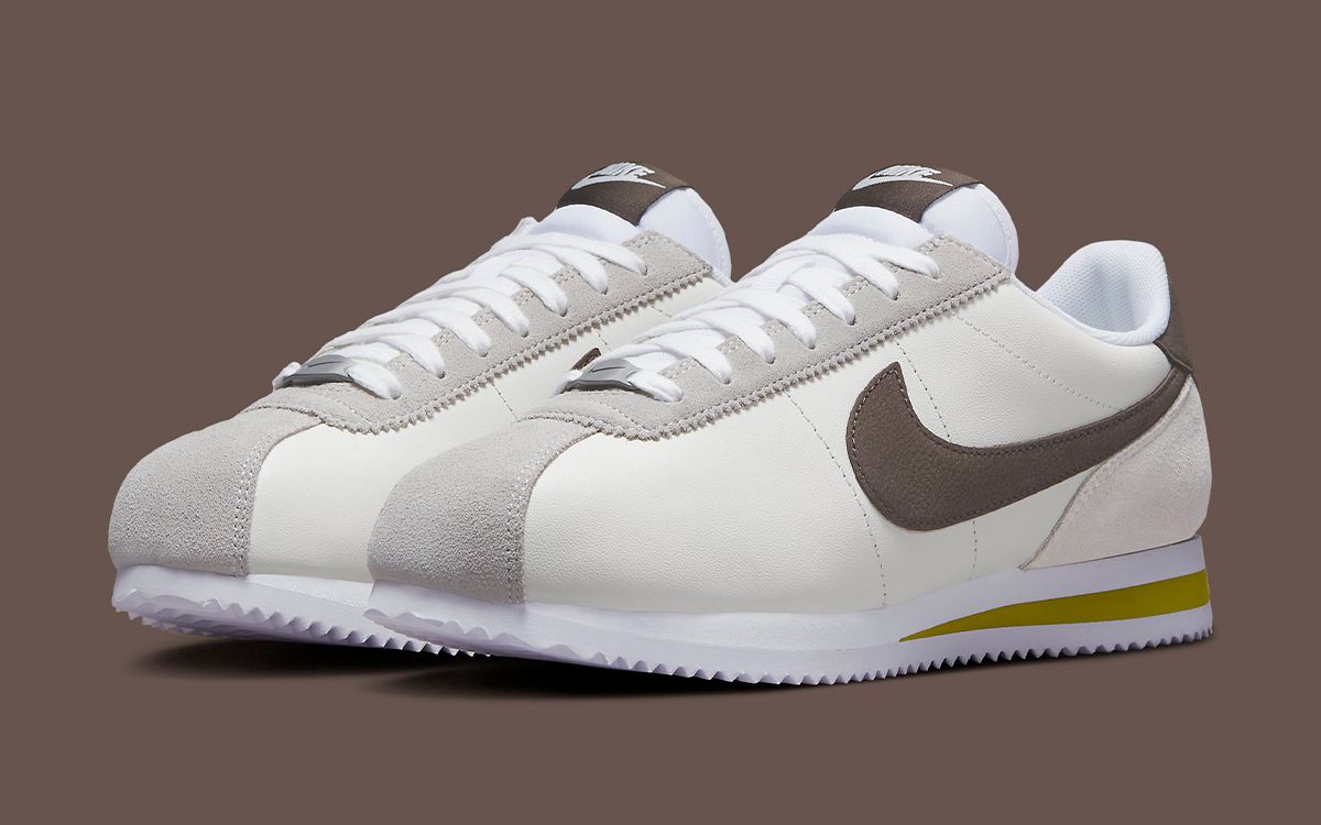 Nike double-swoosh cortez arrives in black 2024 and rose gold