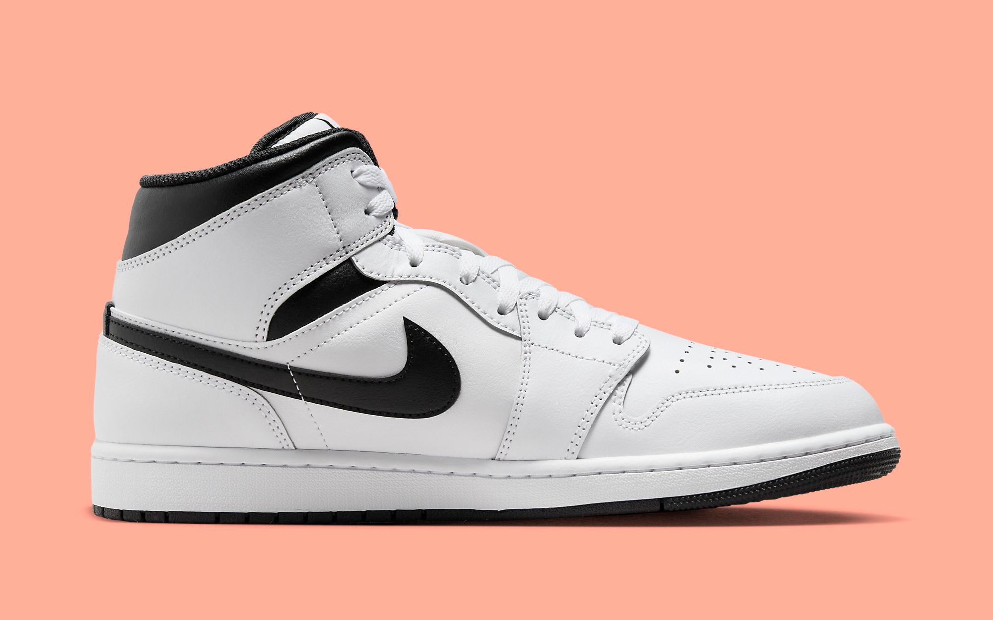 The Air Jordan 1 Mid Returns in White and Black for Fall | House