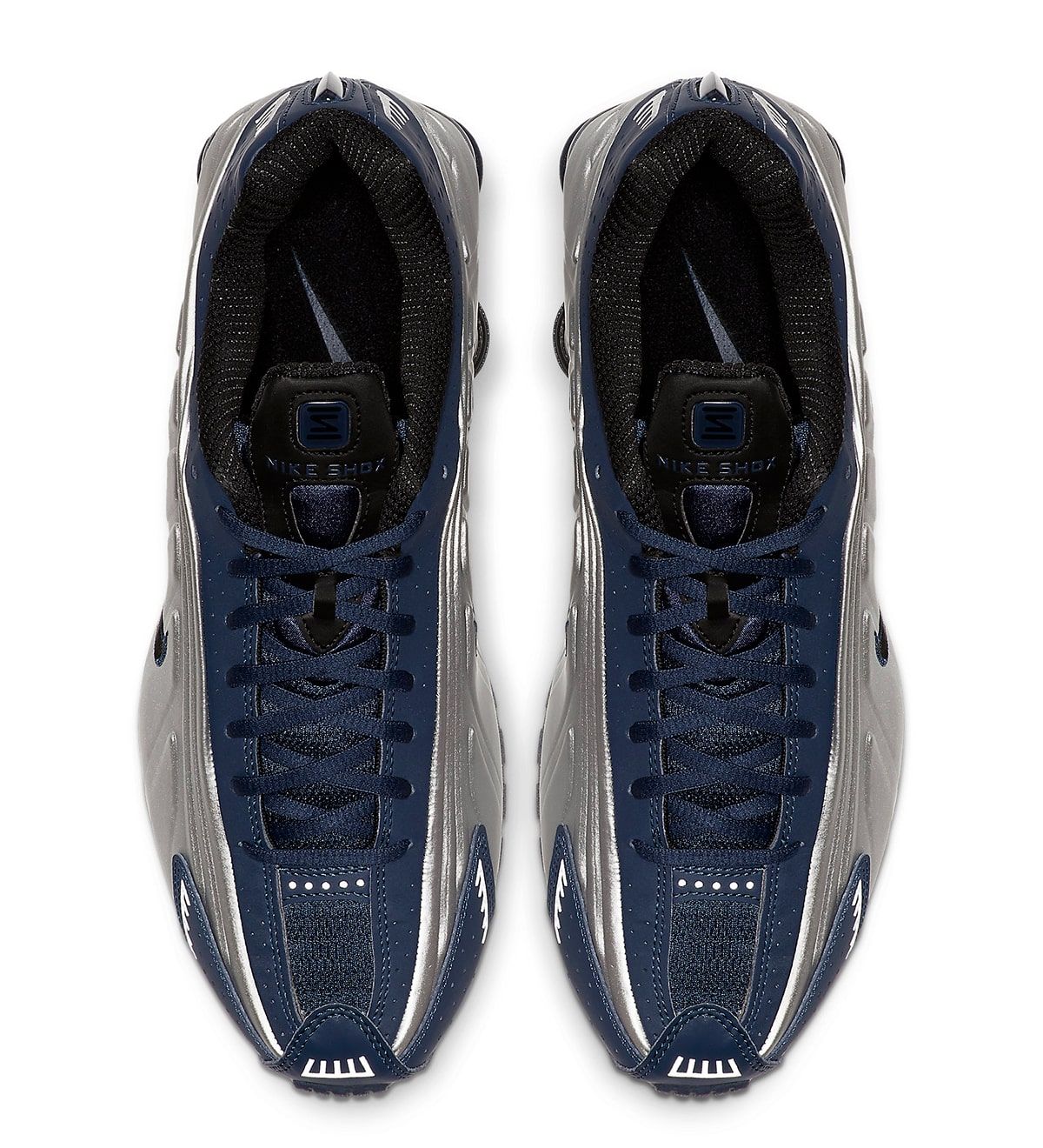 Nike shox sale r4 navy blue