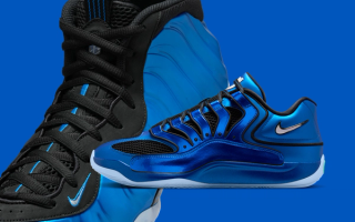 Kevin Durant's Nike KD 18 "International Blue" reminiscent of the "Royal Blue" Air Foamposite One.