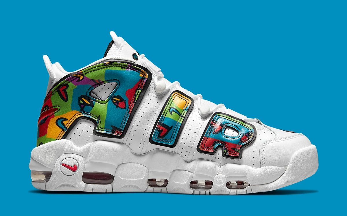 Size 10 - Nike Air More Uptempo Peace, Love, Basketball 2021