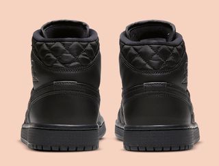 Available Now // Quilted Air Jordan 1 Mid “Triple Black” | House of Heat°
