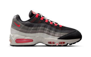 Nike Air Max 95 "Reverse Solar Red" (Big Bubble) release.