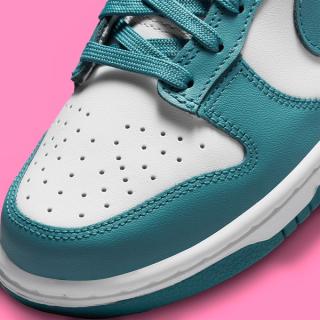 Nike Puts Pops of Pink on This White and Teal Dunk Low | House of Heat°