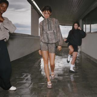 Zendaya presents On Cloudnova Moon Mary Jane shoe & animal print Fall 2026 Collection.