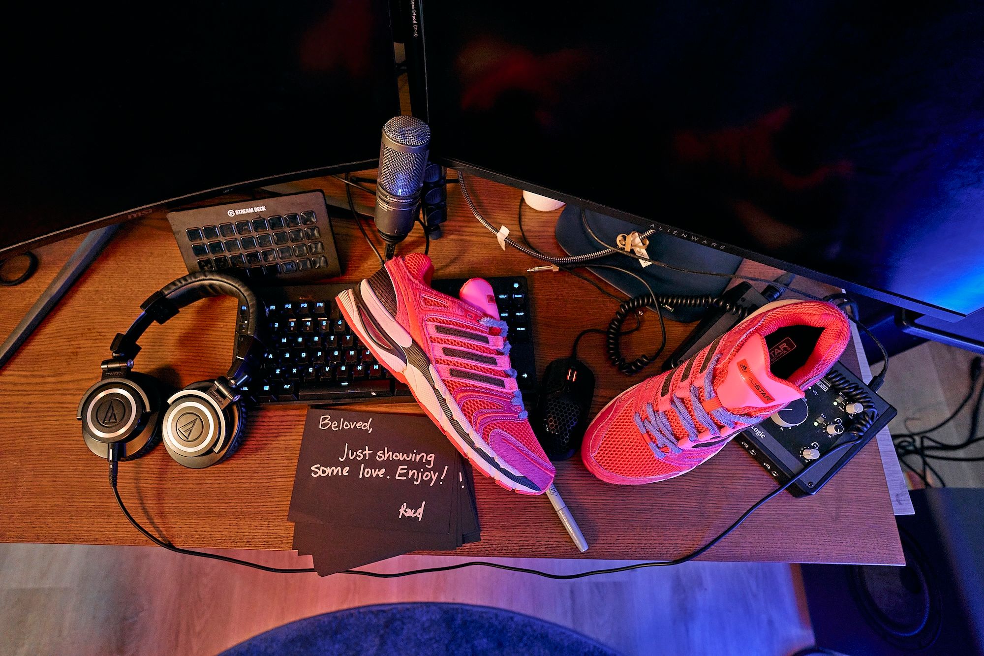 "Be Loved" adidas AdiStar Control 5 by SNIPES US. Photo via SNIPES US.