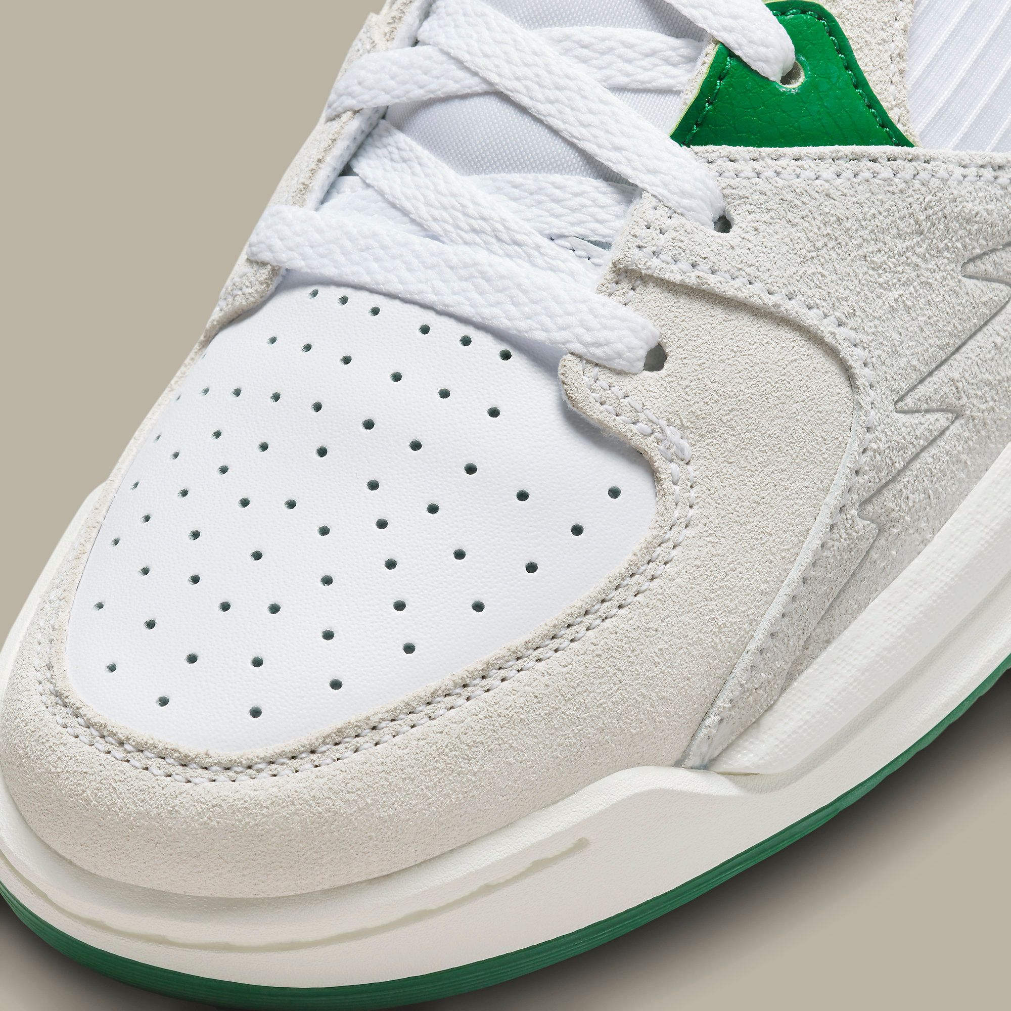 NIKE MENS SIZE 9 JORDAN STADIUM 90 WHITE CLOVER GREEN DX4397-103 Jordan Stadium 90 GS DX4399 103 | OVERKILL main image 3