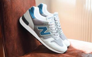 Grey/Blue New Balance 670 Continues Made in England Collection