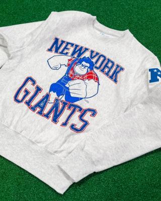 Champion Crewneck Sweater Showing Wreck-It Ralph for the New York Giants. Photo via Disney Style.