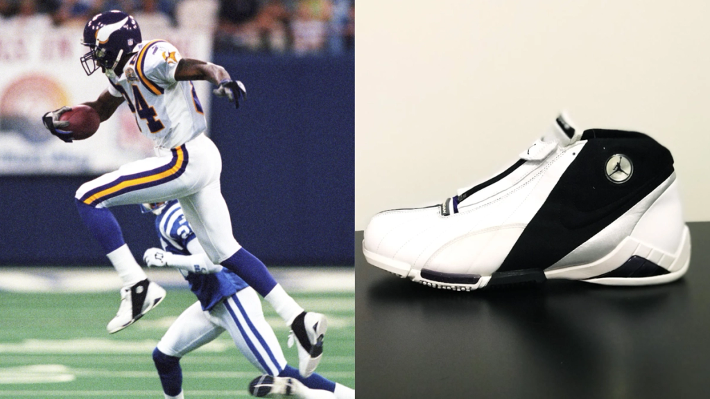 Jordan Super Freak OG in original colorway, heritage silhouette worn by Randy Moss