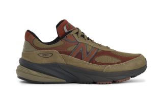 New Balance 990v6 "Dark Camo" Made in USA sneaker.