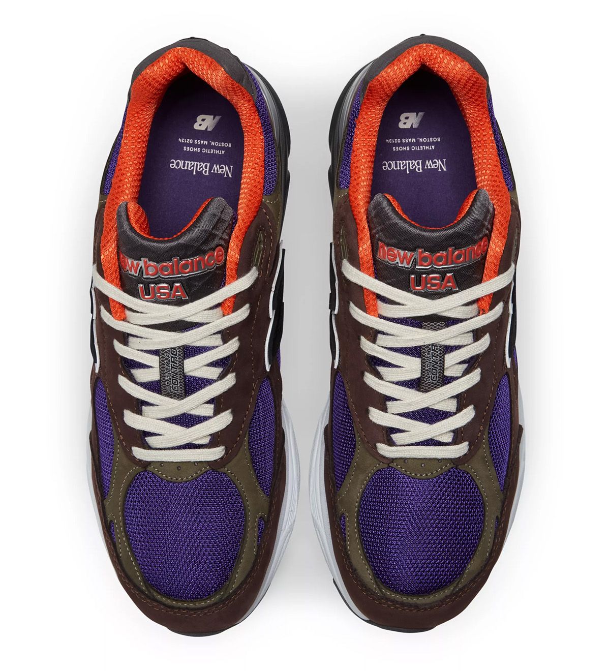 New Balance 990V3 Purple Orange US10Ω