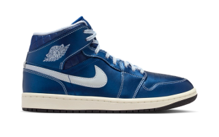 Women's Air Jordan 1 Mid "Ghost" retro.