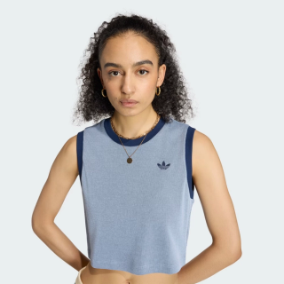 Women's adidas Originals Heather Tank "Night Indigo/Blue Dawn" (SKU: KS6789). Photo via adidas.