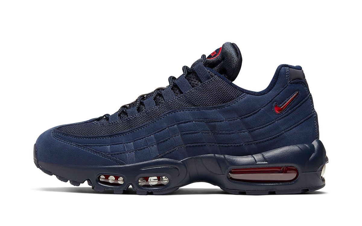 navy blue suede air max 95