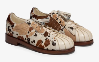 CLOT x adidas Superstar Dress Shoe "Cow Print" by Edison Chen. Photo via sivasdescalzo.