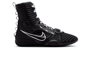 Nike HyperKO III "Black/White" boxing boots.