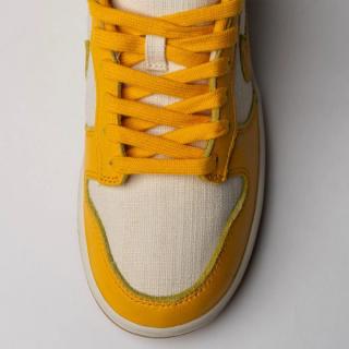 nike dunk low canvas yellow gum 7