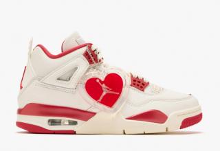 Detailed Look: Air Jordan 4 “Valentine's Day” (2026)