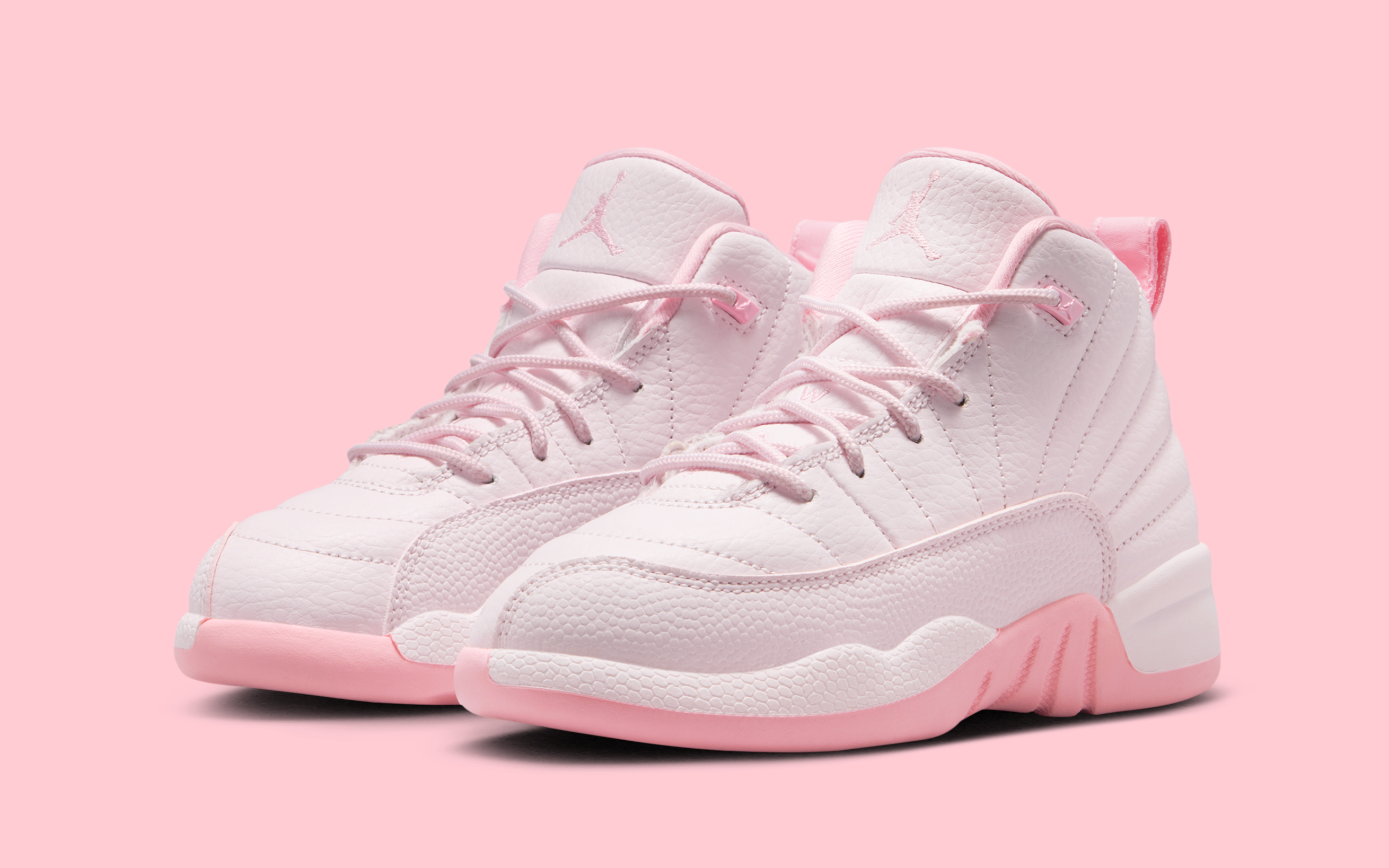 Air Jordan 12(US) ホワイト/ピンク ハイカットシューズ s-l400.jpg