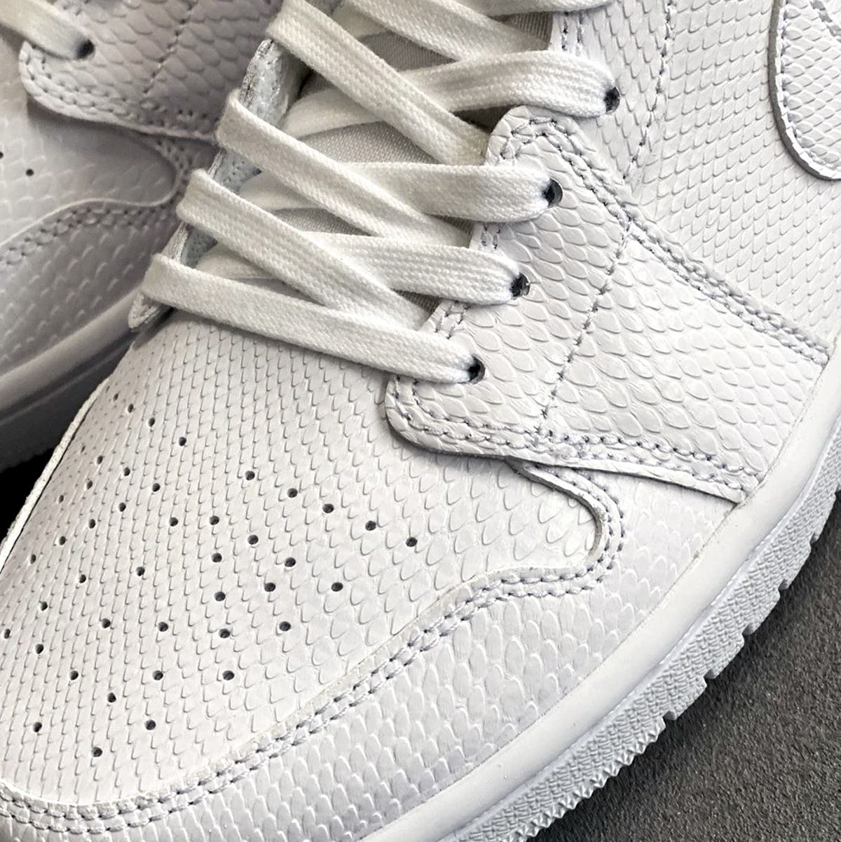 RESTOCK // Air Jordan 1 Mid “White Snakeskin” | House of Heat°