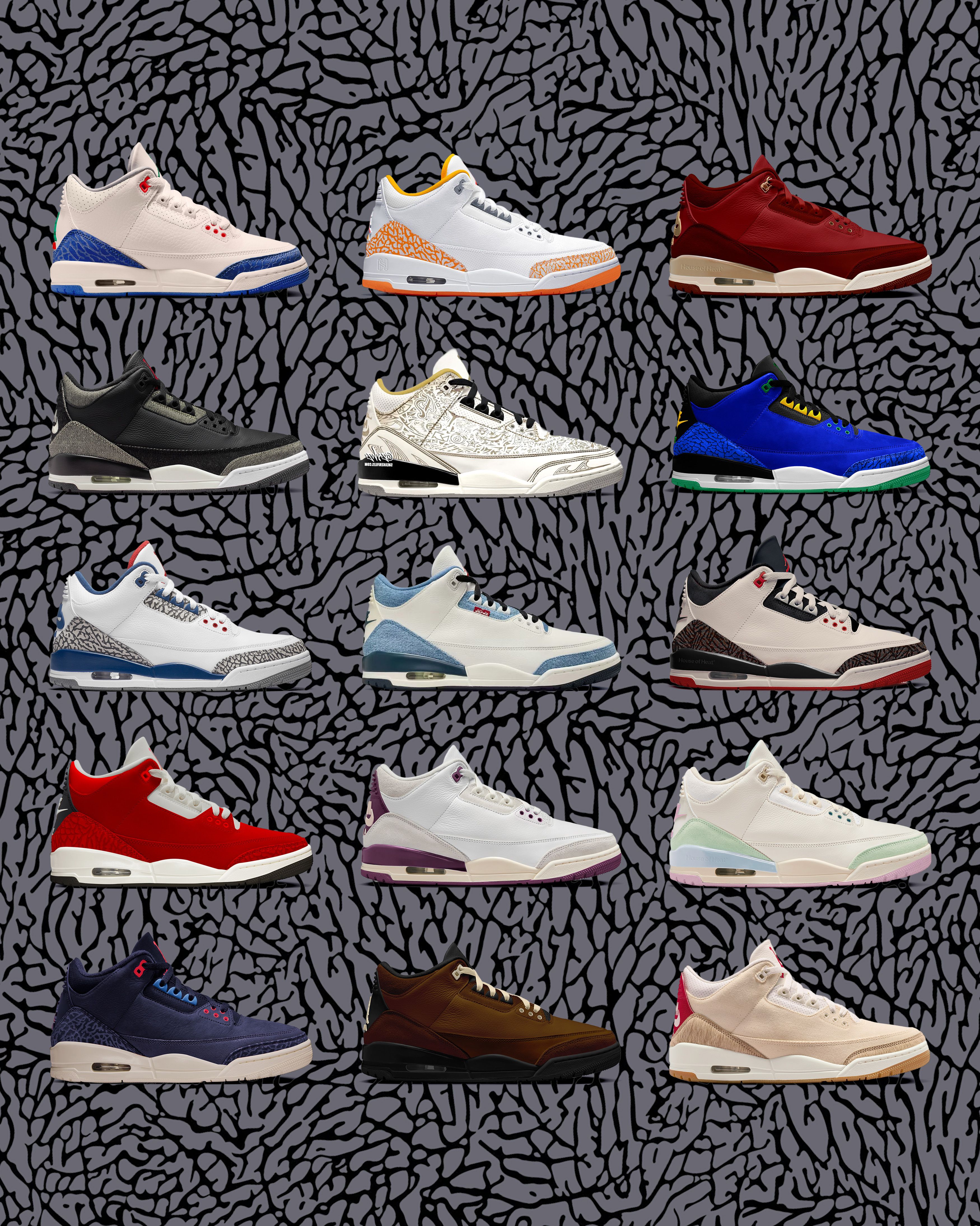 Air Jordan 3 Retro Releases for 2026: Over 16 Pairs Confirmed