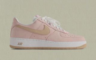 Kith x Nike Air Force 1 Low "Un-Linen" collaboration featuring a reverse "Atmosphere/Linen/White" color scheme from the 2001 co.jp release.