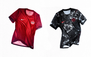 Canada '26 Home & Away Jerseys. Photo via Nike.