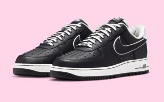 Nike Air Force 1 PRM “Black/White” Adds Subtle Luxury to a Classic