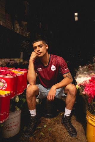 Mexico 2002 Third Jersey Reissue by Atlética (burgundy). Photo via Atlética/MARGO STUDIO.