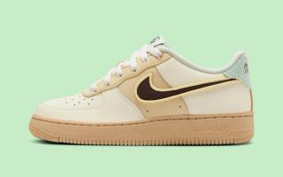 Coconut Milk, Seafoam, and Corduroy Converge on this Kids-Exclusive Air Force 1 Low