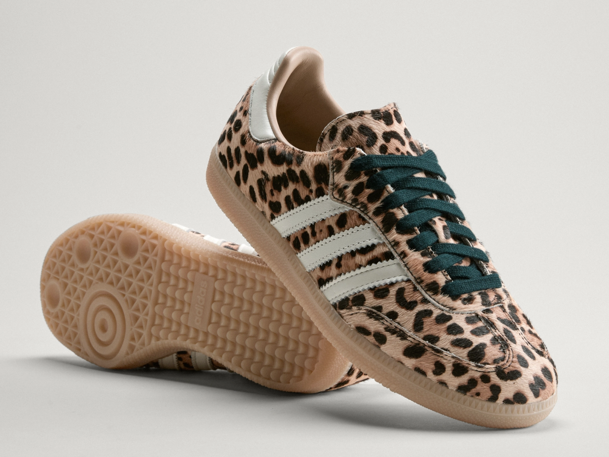adidas Samba Cheetah Print widok z góry