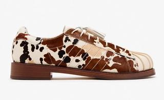 CLOT Turns the adidas Superstar Into a Cow Print Dress Shoe