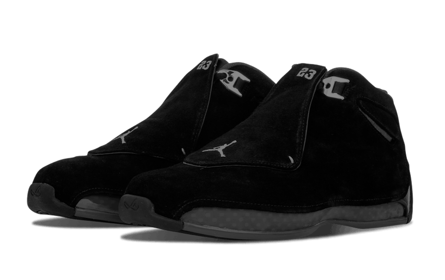 black and red jordan 18