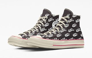 The Missoni x Converse Chuck Taylor All Star Hi includes a perforated leather liner