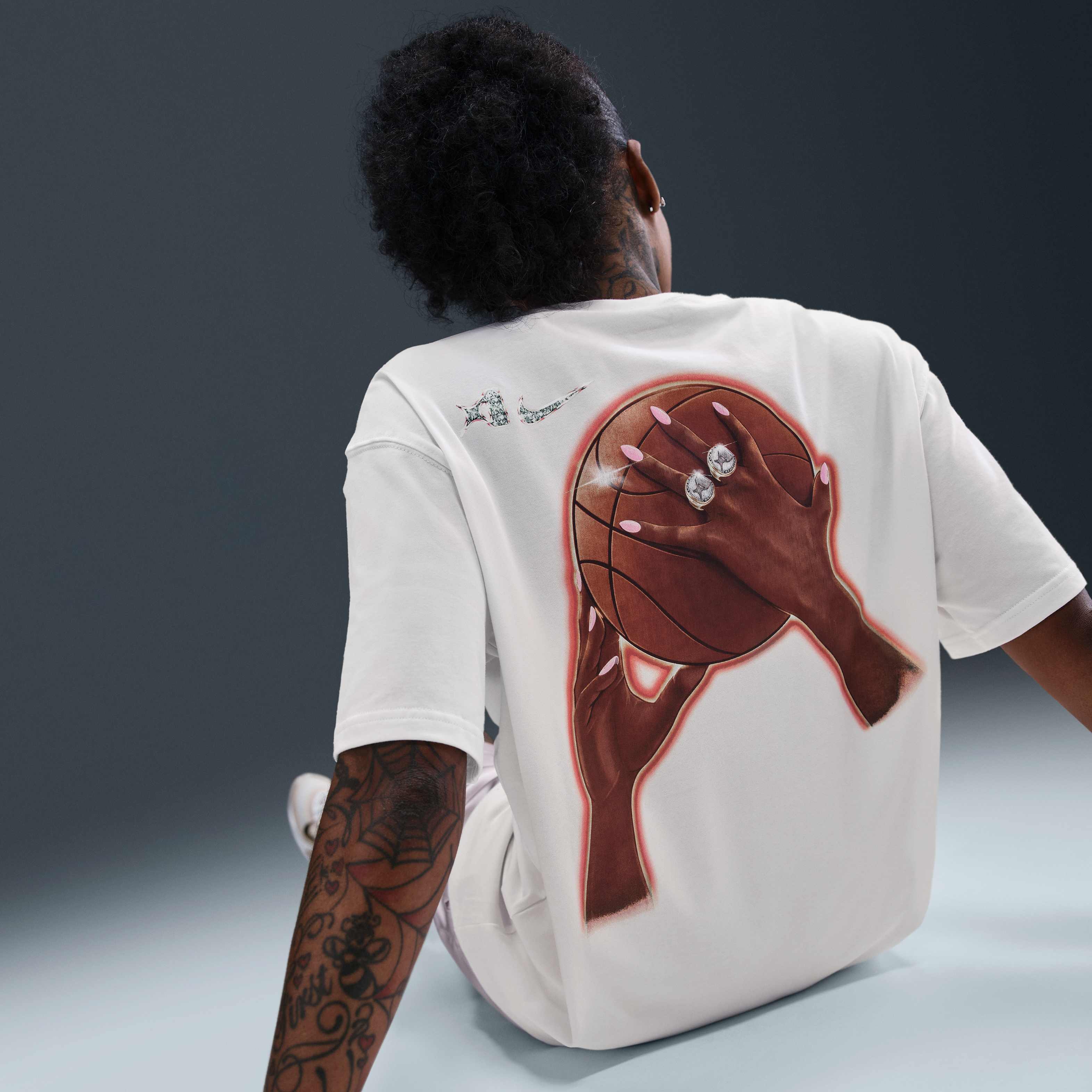 wearing champion with nike