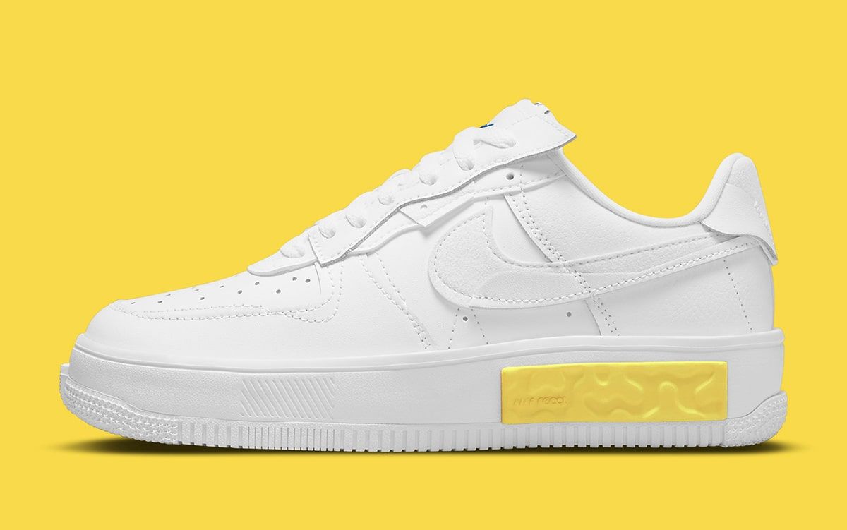 Nike Air Force 1 Low Fontanka Summit White Opti Yellow (Women's