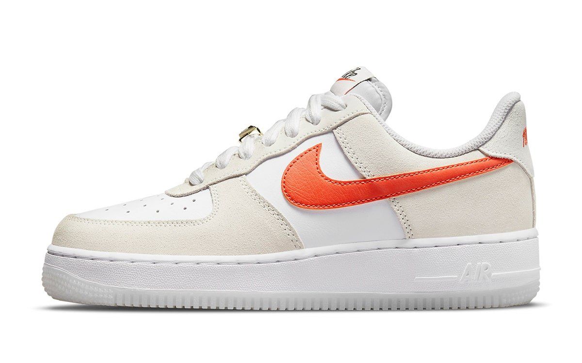Available Now // Air Force 1 Low “First Use” in Sail/Orange