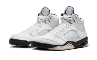 Official Images // Air Jordan 5 "White/Black"