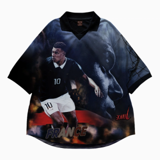 Cactus Jack x Nike "Kylian Mbappé" Retro Jersey. Photo via Cactus Jack.