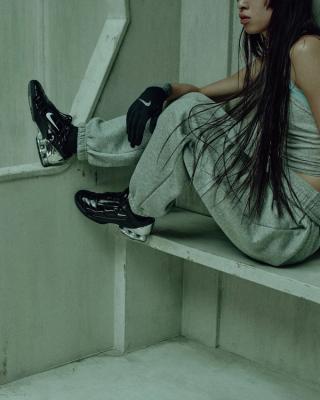 Maha Amsterdam x Nike T90 Shox Magia in black.