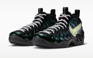 Nike Air Foamposite Pro “Mummy Duck” originally made for the University of Oregon, in White and Black colors.