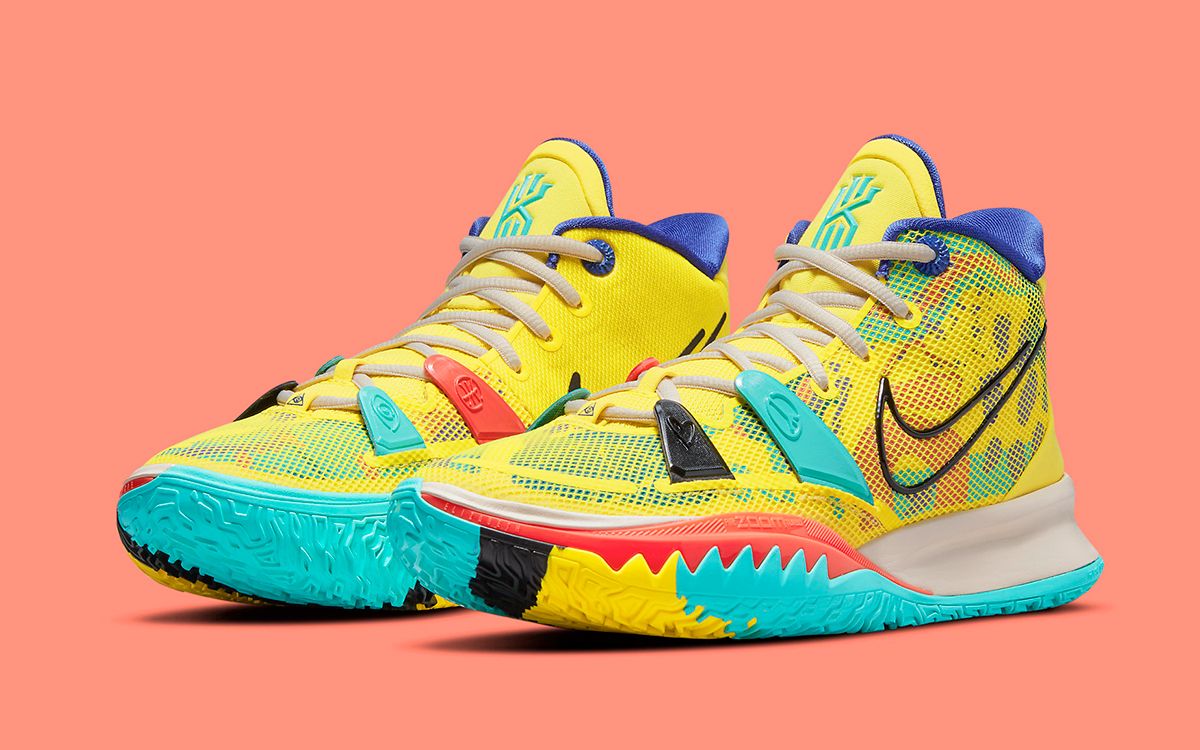 Nike Kyrie 7 1 yellow nike huarache mujer color aqua Comes in Two Colorways BerwickpaShops