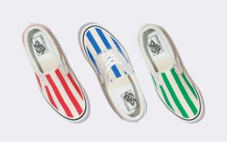 Available Now // Candy-Stripe Vans Classics Pack