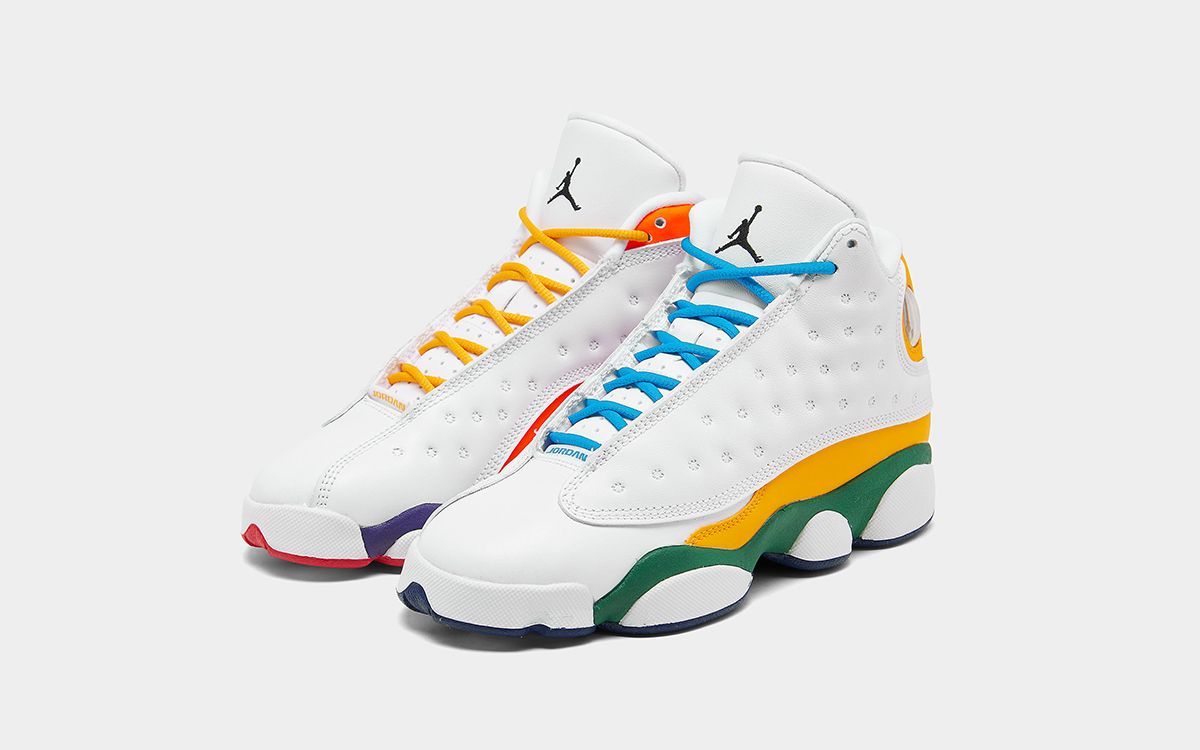 Brand New 2c Jordan 13 hotsell Retro White, Teal And Black