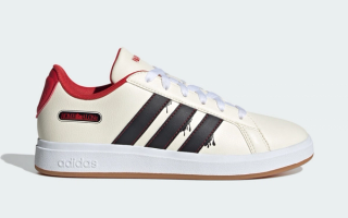 Home Alone x Kids' Adidas Grand Court sneaker collaboration.